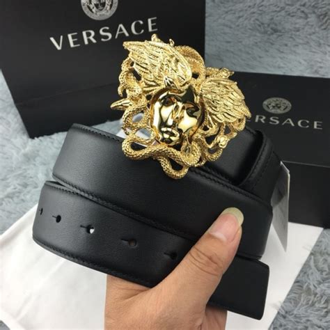 Versace Medusa snake wings belt